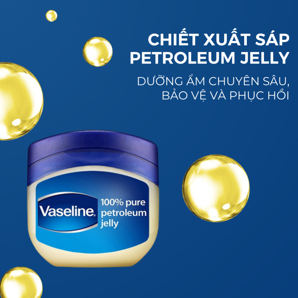 Sáp dưỡng ẩm Vaseline Pure Petrolium Jelly 50ml