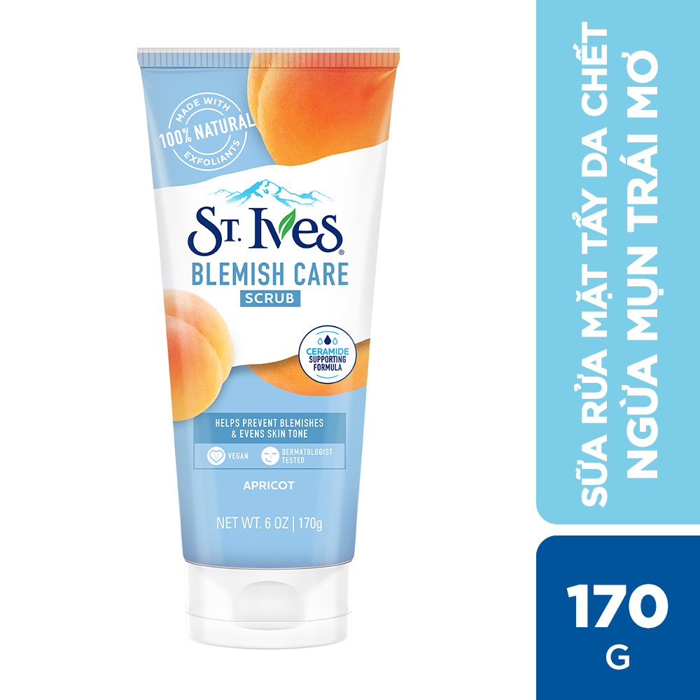 Sữa rửa mặt tẩy tế bào da chết St.Ives 170g