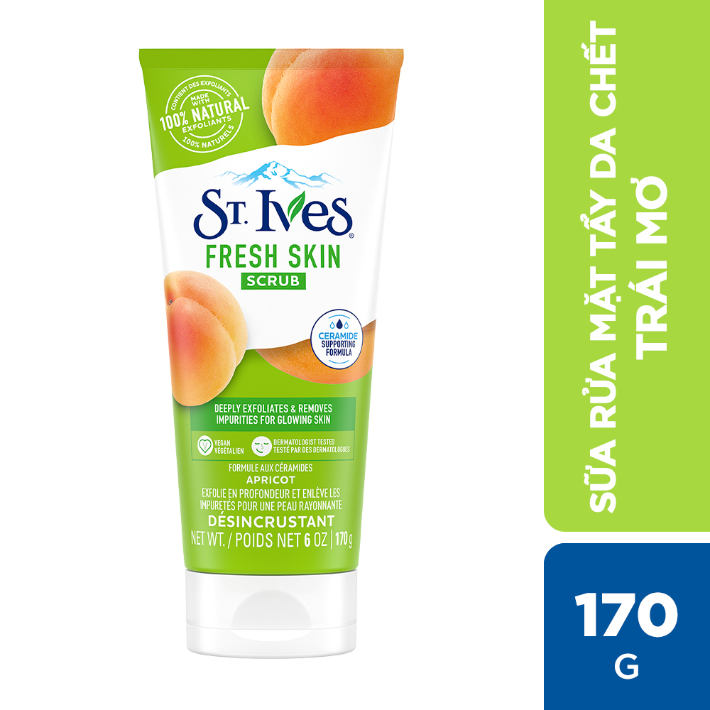 Sữa rửa mặt tẩy tế bào da chết St.Ives 170g