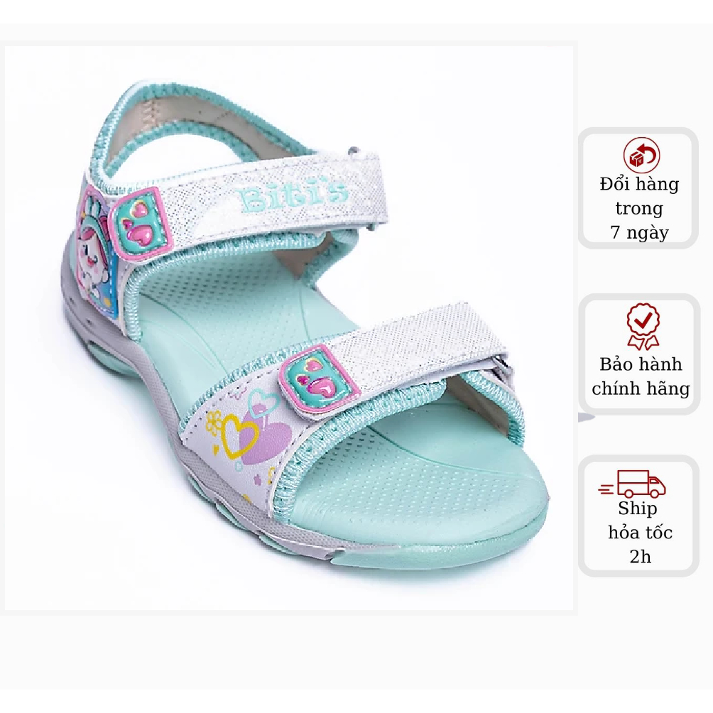 Sandal TPR Bé Gái BTG000300XNG Chống Trơn Trượt