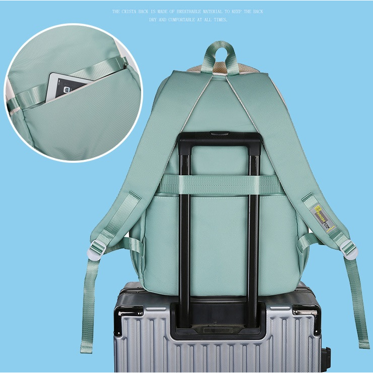 Balo nữ balo basic balo laptop balo học sinh sinh viên bl16