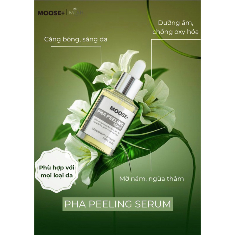 Peel moose+ giúp căng bóng da 30ml hạn dùng 2026