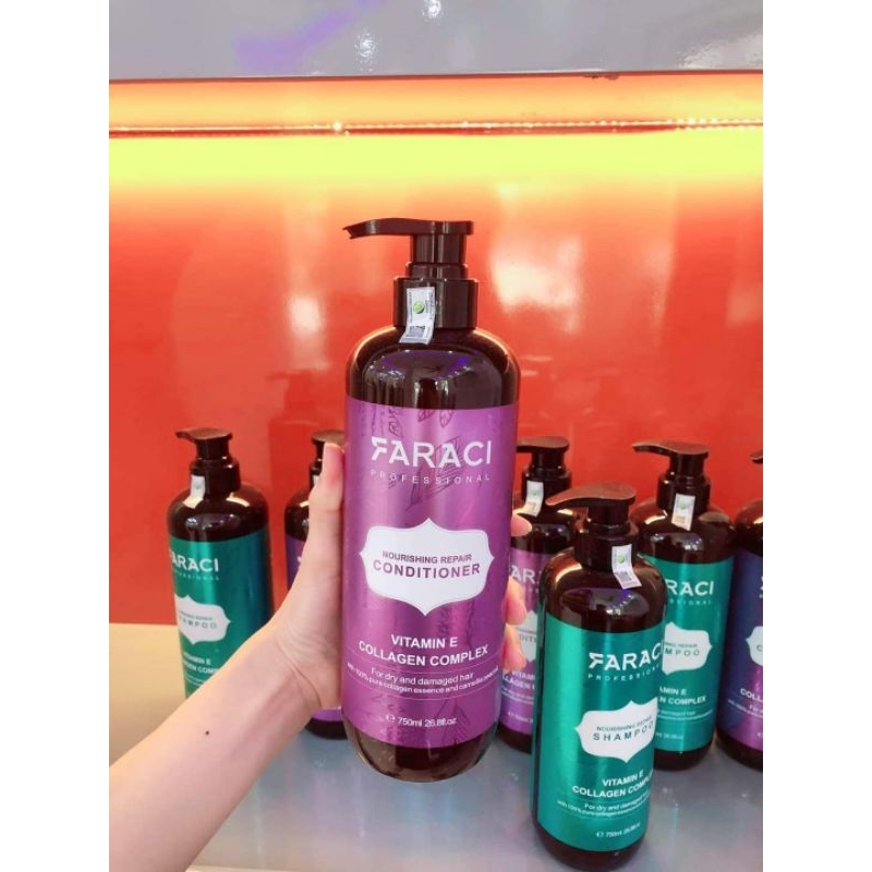 Dầu Gội Xả Faraci Siêu Mềm Mượt 750ml