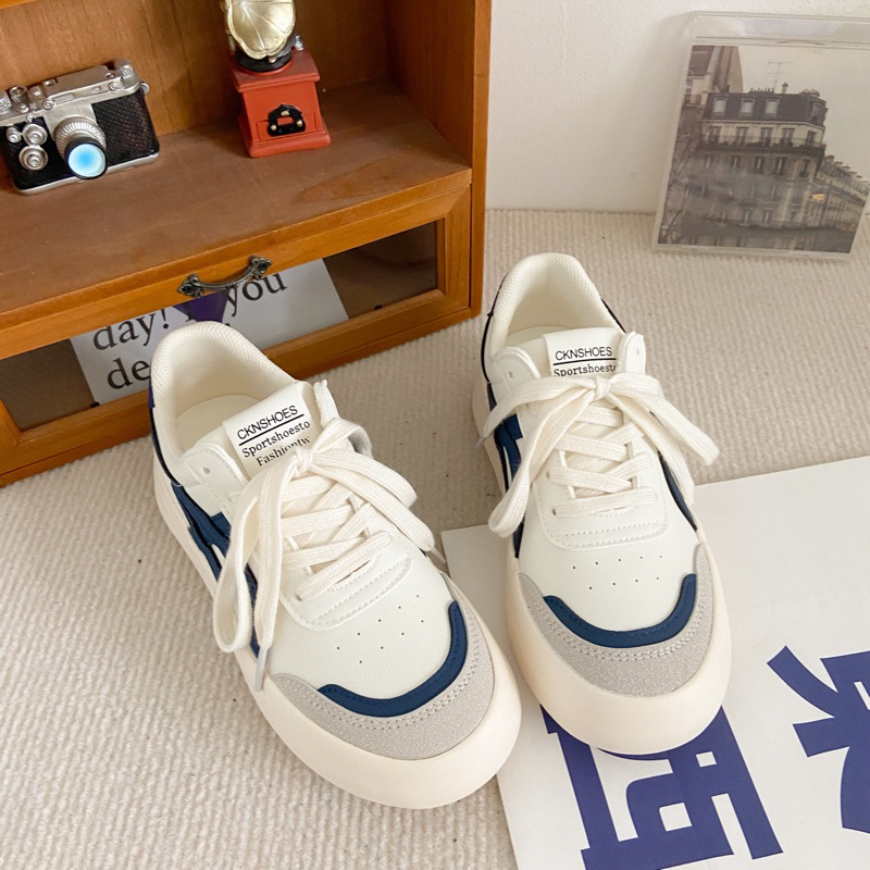 GIÀY SNEAKER S45 BASIC ĐẾ CAO 3.5CM PHONG CÁCH HÀN QUỐC