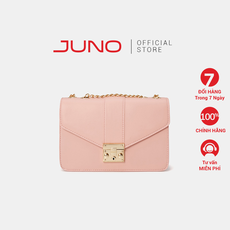 Túi Xách Nữ Thời Trang JUNO Cỡ Nhỏ Buckle Khoá Trang Trí TXN715