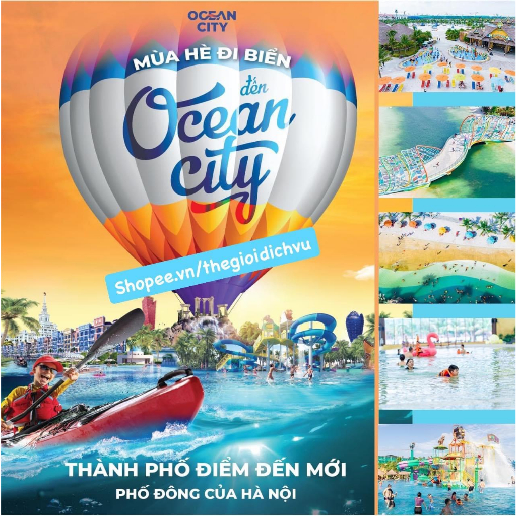 Hà Nội [E-Voucher] Vinwonder Ocean Park 3 vé vào cổng vui chơi ở phía đông Hà Nội