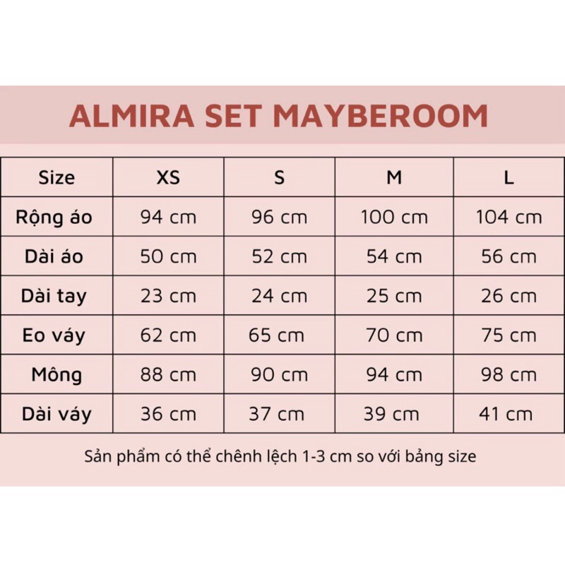 Set Almira của Mayberoom