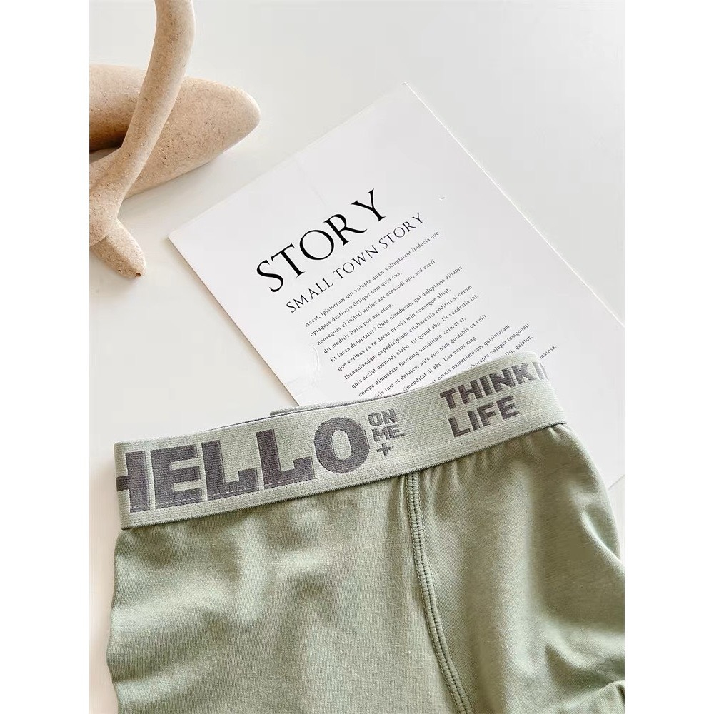 Quần Lót Đùi Nam/ Quần Sịp Nam Cotton Cạp Chữ Co Dãn Thoáng Mát Mẫu Hot S10