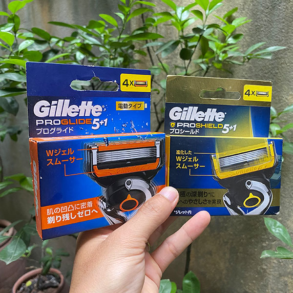 Lưỡi Dao Cạo Râu Gillette 5 lưỡi Gillette Fusion 5 - Proglide 5 - Proshield 5 Nhật Bản