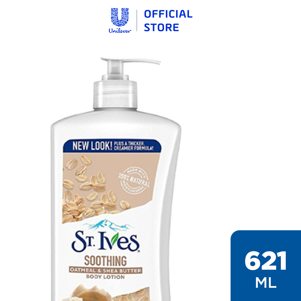 Sữa dưỡng thể St.Ives Yến Mạch và Bơ 621ml
