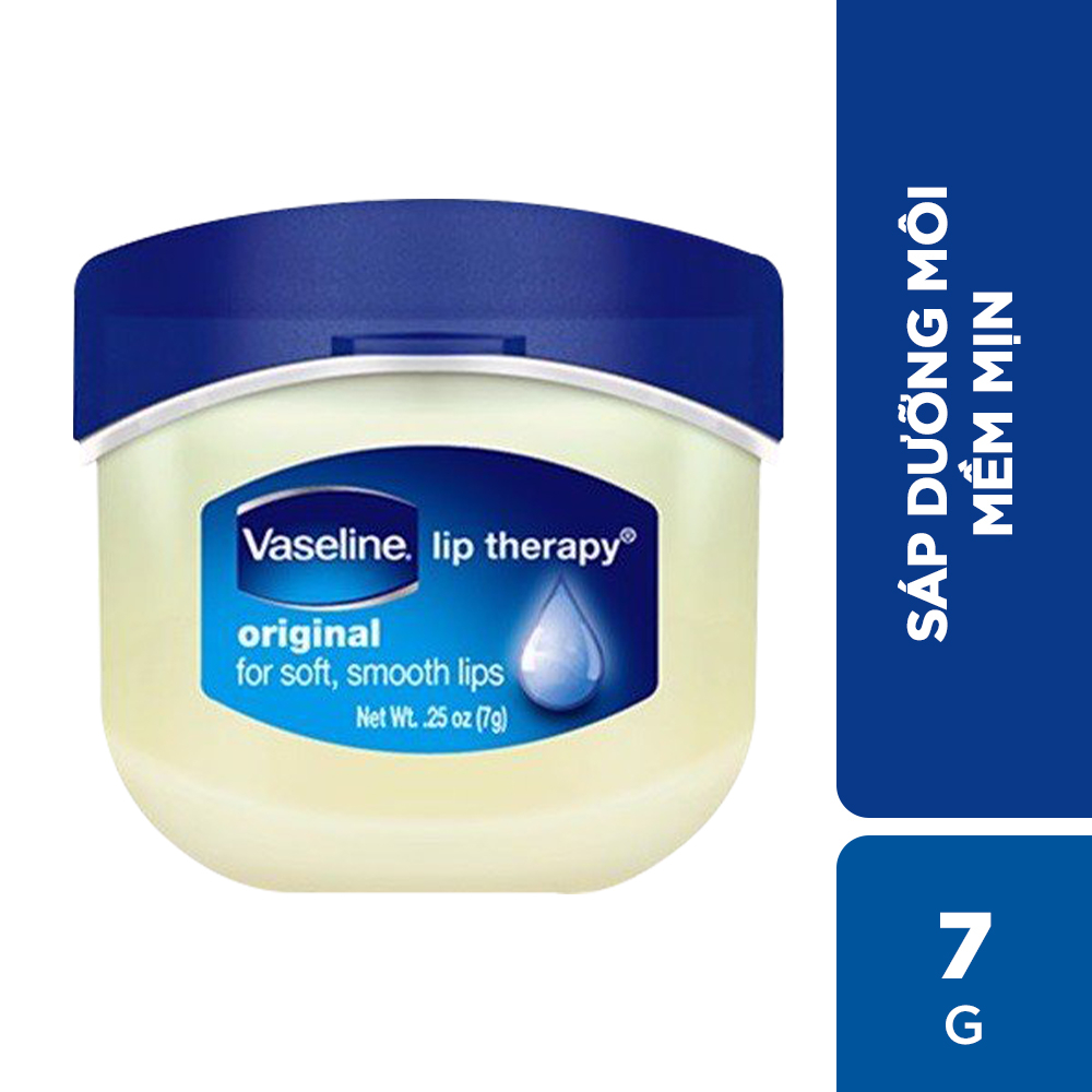 Sáp Dưỡng Môi Mềm Mịn Vaseline Lip Therapy Original 7g