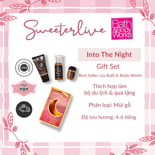 Set mini into the night - xịt thơm toàn thân bath & body works