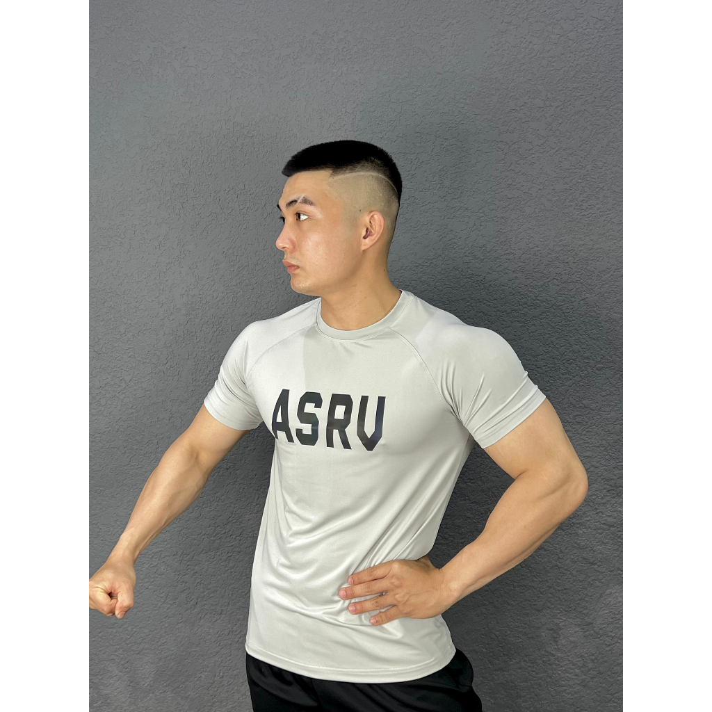 Áo Thể Thao Tập Gym Nam, Logo Phản Quang ASR.V