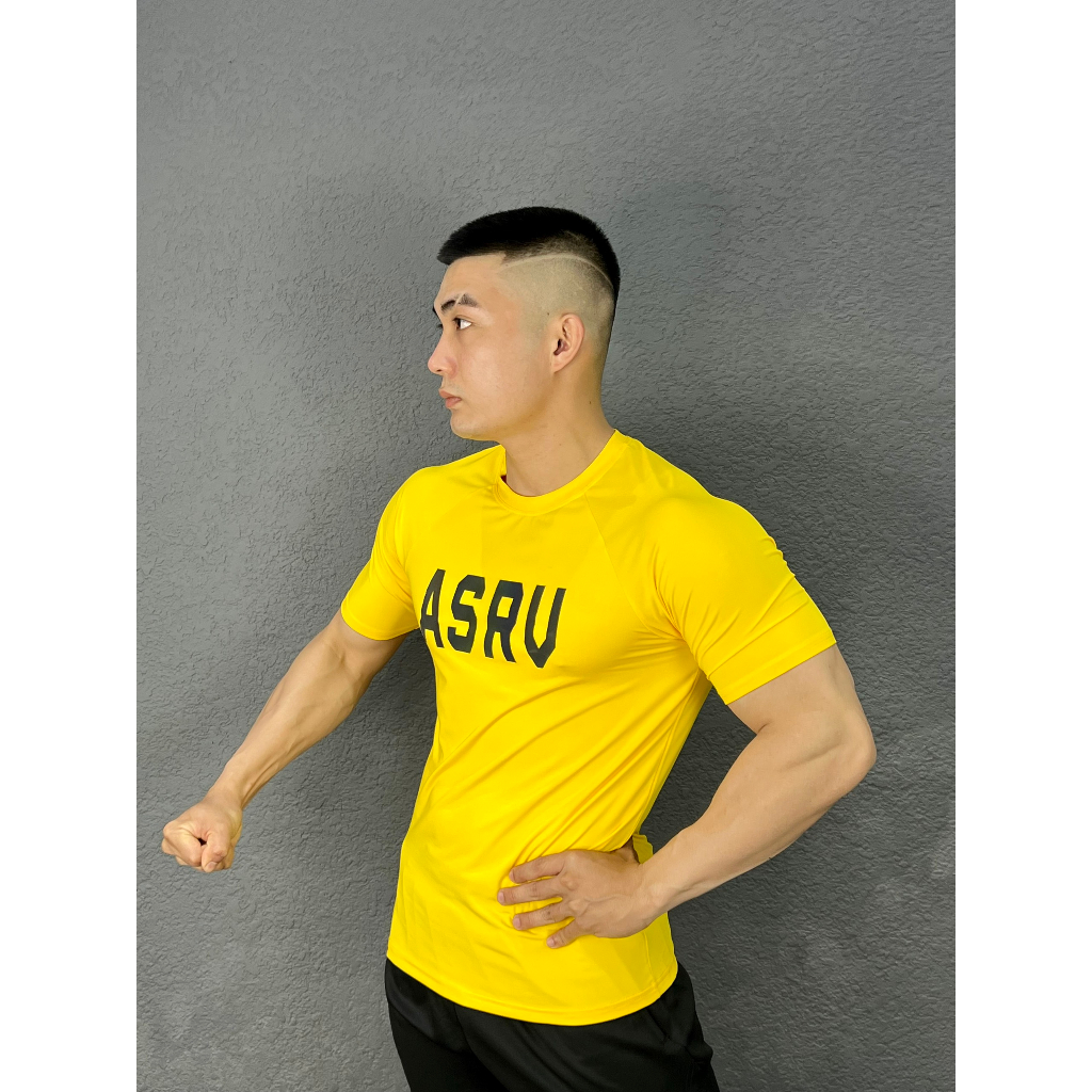 Áo Thể Thao Tập Gym Nam, Logo Phản Quang ASR.V