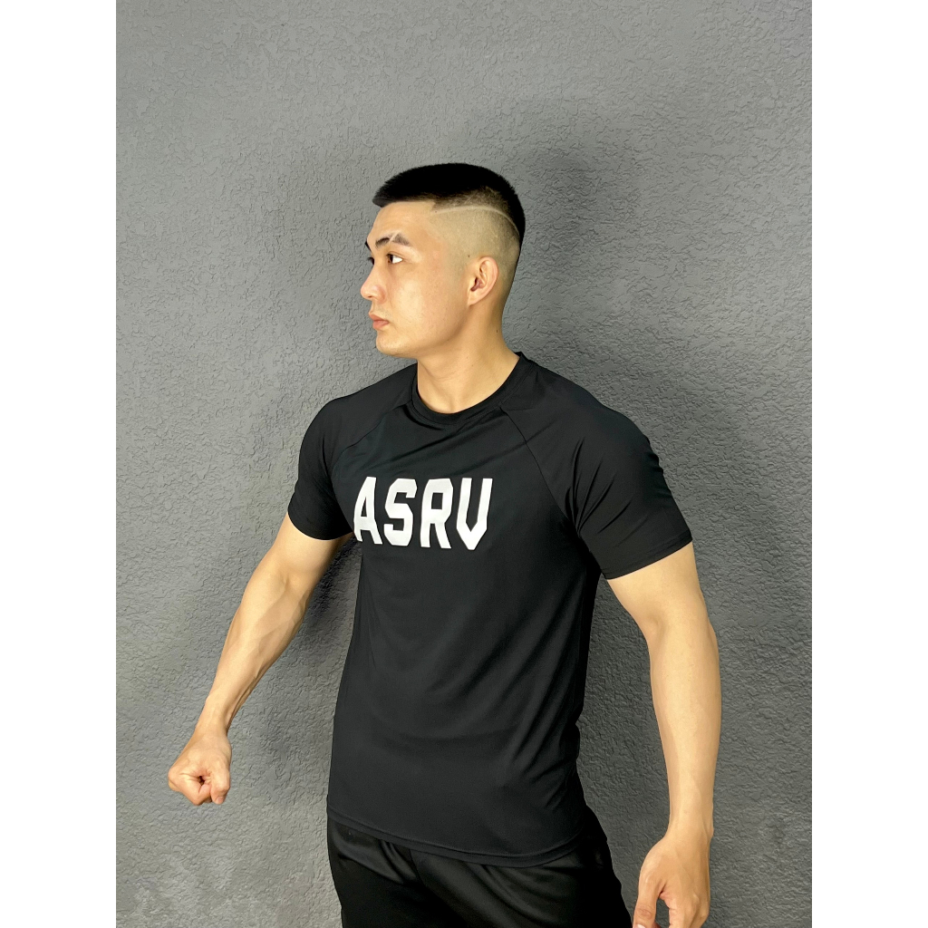 Áo Thể Thao Tập Gym Nam, Logo Phản Quang ASR.V