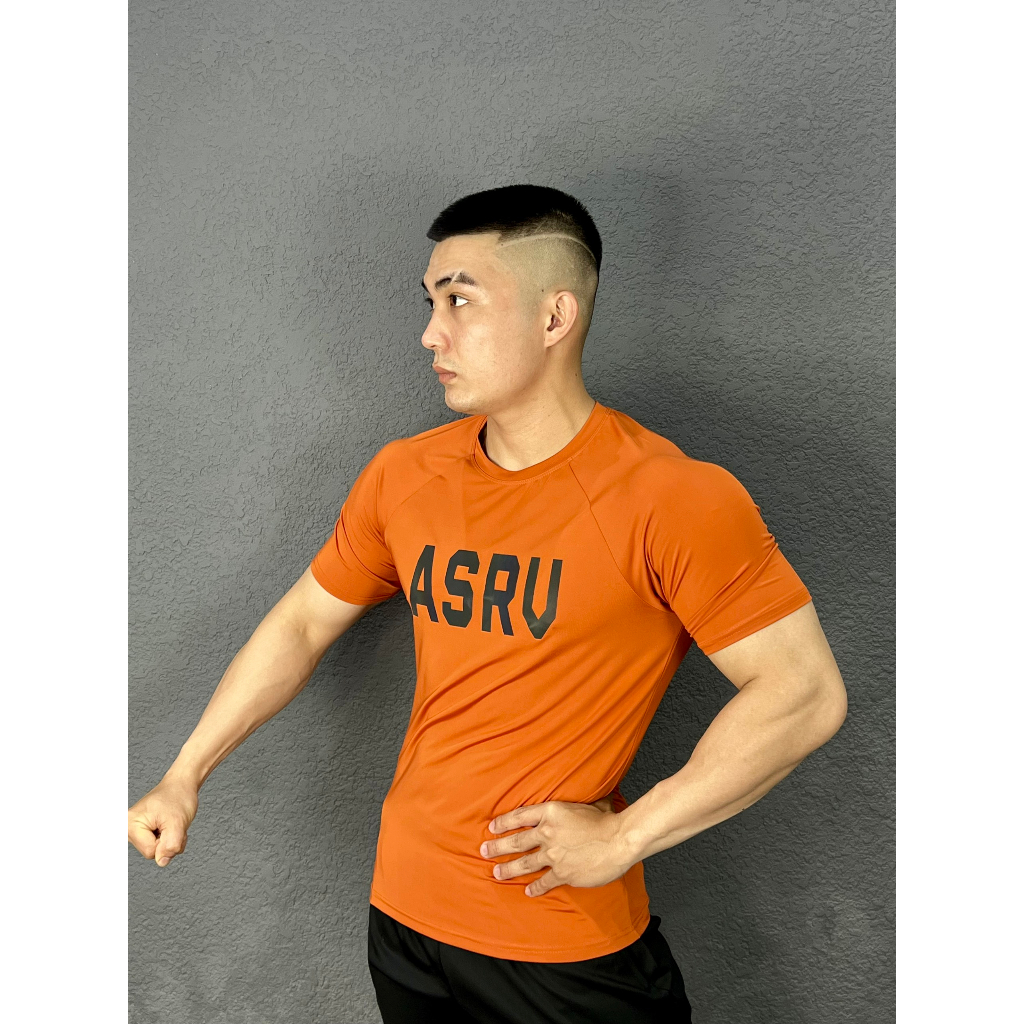 Áo Thể Thao Tập Gym Nam, Logo Phản Quang ASR.V