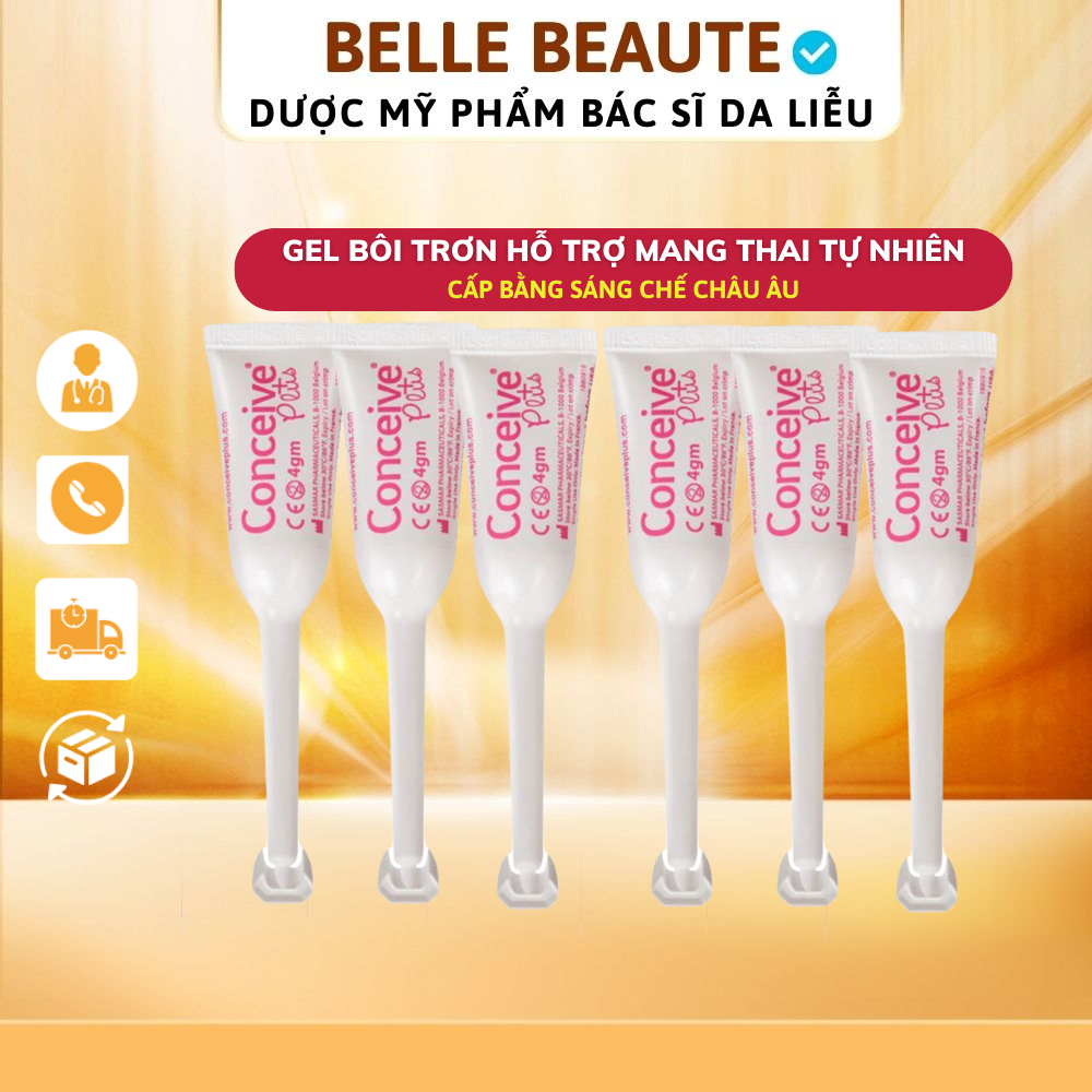(Tuýp lẻ) Gel Hỗ Trợ Sức Khỏe Conceive Plus Cho Nam Nữ - Tăng Khả Năng Của "Tinh Binh" - Hỗ trợ có thai tự nhiên