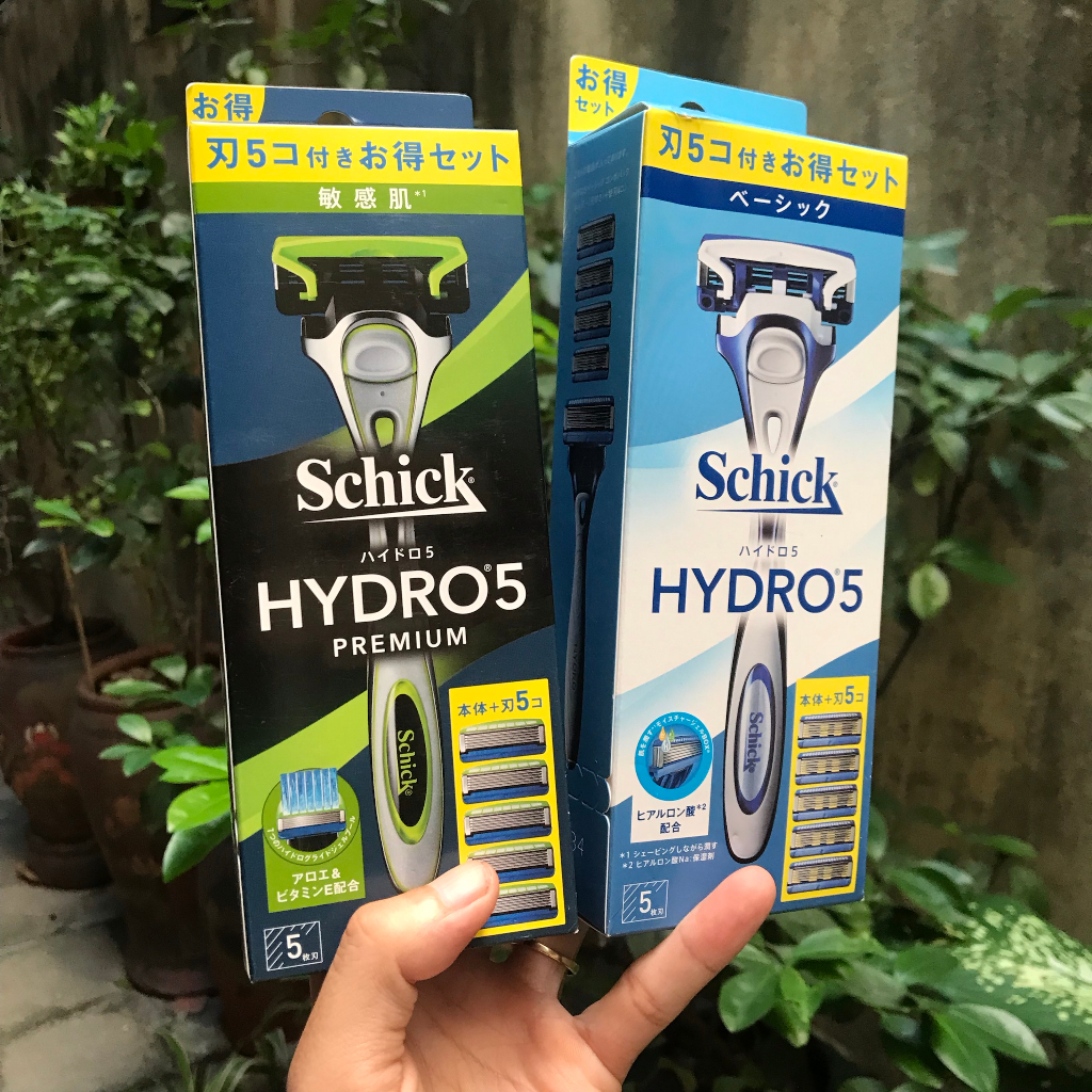Dao cạo râu Schick Hydro 5 Nhật Bản và lưỡi Schick thay thế