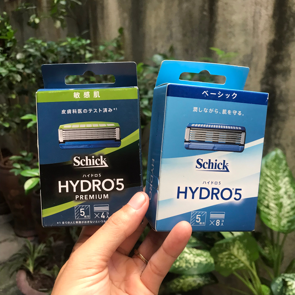 Vỉ 8 lưỡi dao cạo râu Schick Hydro 5 Nhật Bản
