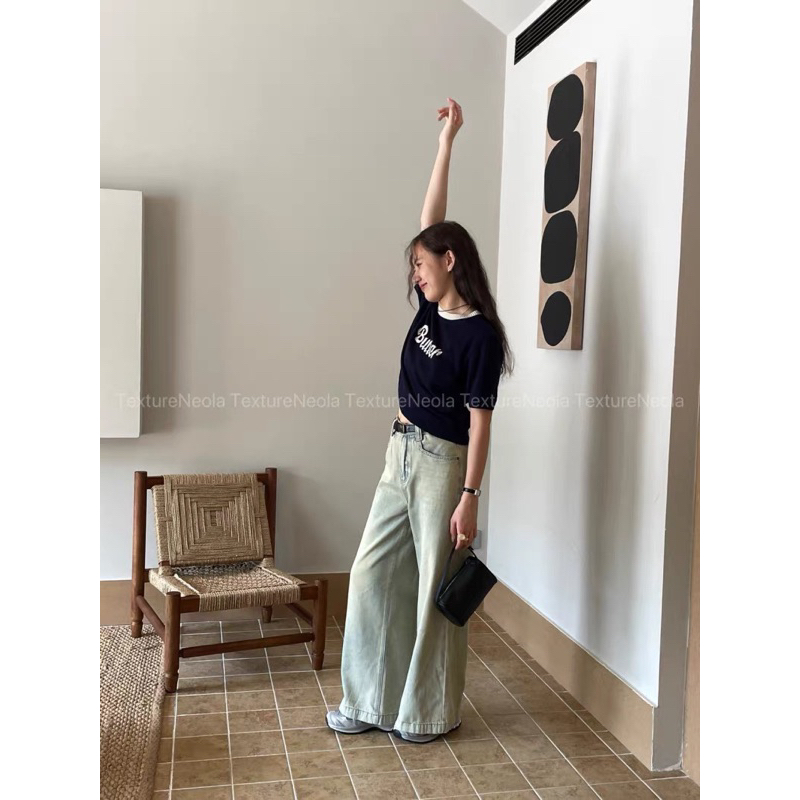 Áo len dáng cộc tay thêu logo hàng QC-SinNa