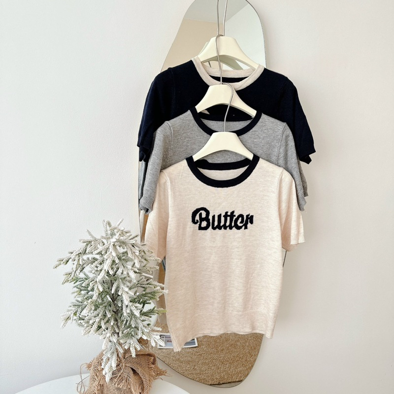 Áo len dáng cộc tay thêu logo hàng QC-SinNa