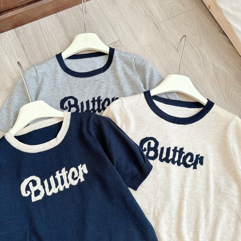 Áo len dáng cộc tay thêu logo hàng QC-SinNa