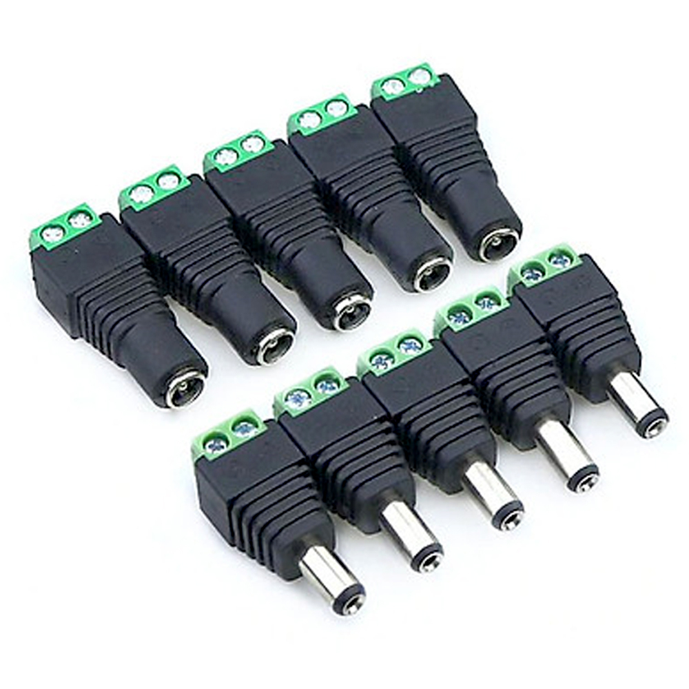 Jack Nối Nguồn DC5.5x2.1MM Cái Vít 5.5x2.1 Jack Cái Camera