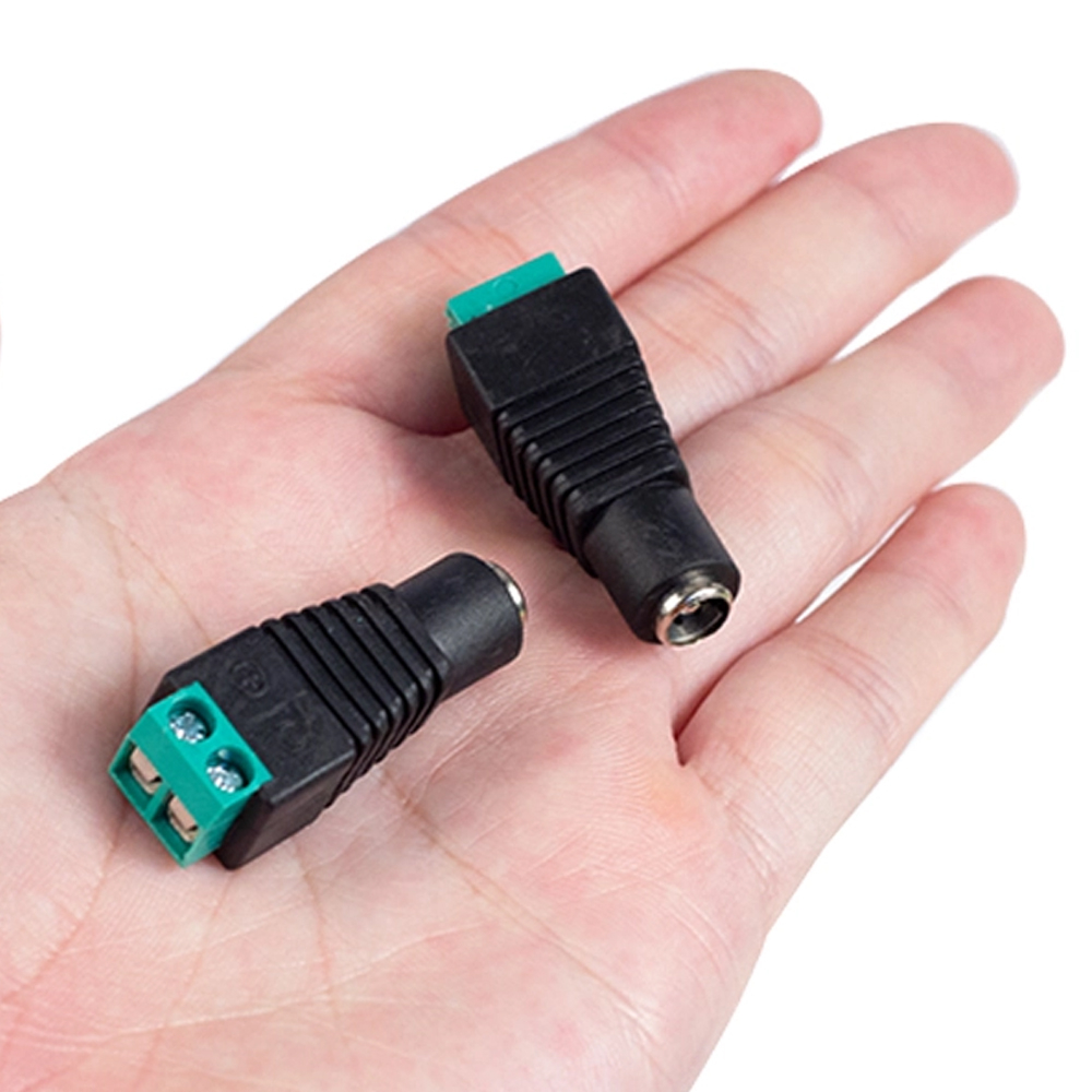Jack Nối Nguồn DC5.5x2.1MM Cái Vít 5.5x2.1 Jack Cái Camera