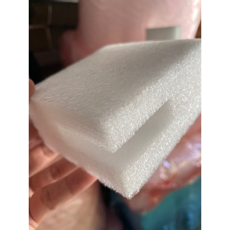Xốp bọc góc khung tranh PE foam trắng định hình 55 x 100 x100mm (khoét trong 15 x 50 x 50mm)