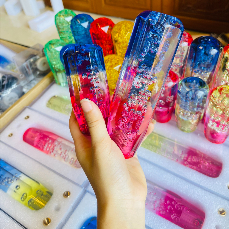 Tay Nắm Cần Số Xe Hơi Có Đèn LED