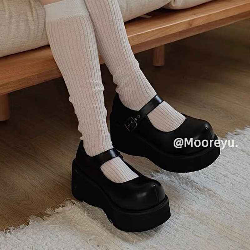 GIÀY BÚP BÊ A90 LOLITA ĐẾ CAO 6.5CM PHONG CÁCH JK