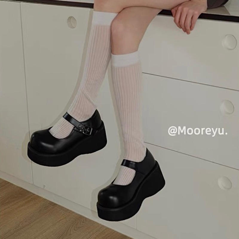 GIÀY BÚP BÊ A90 LOLITA ĐẾ CAO 6.5CM PHONG CÁCH JK