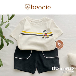 Set bộ cotton bé trai Beboong mickey 8-20kg