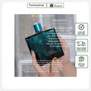 10ml | nước hoa nam v e r s a c e eros - eros xanh