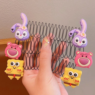 Lược cài tóc hoạt hình thú co giãn vô hình dễ thương cho trẻ em