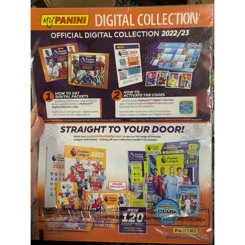 GÓI MULTIPACK HÌNH DÁN THẺ CẦU THỦ PANINI PREMIER LEAGUE 22/23