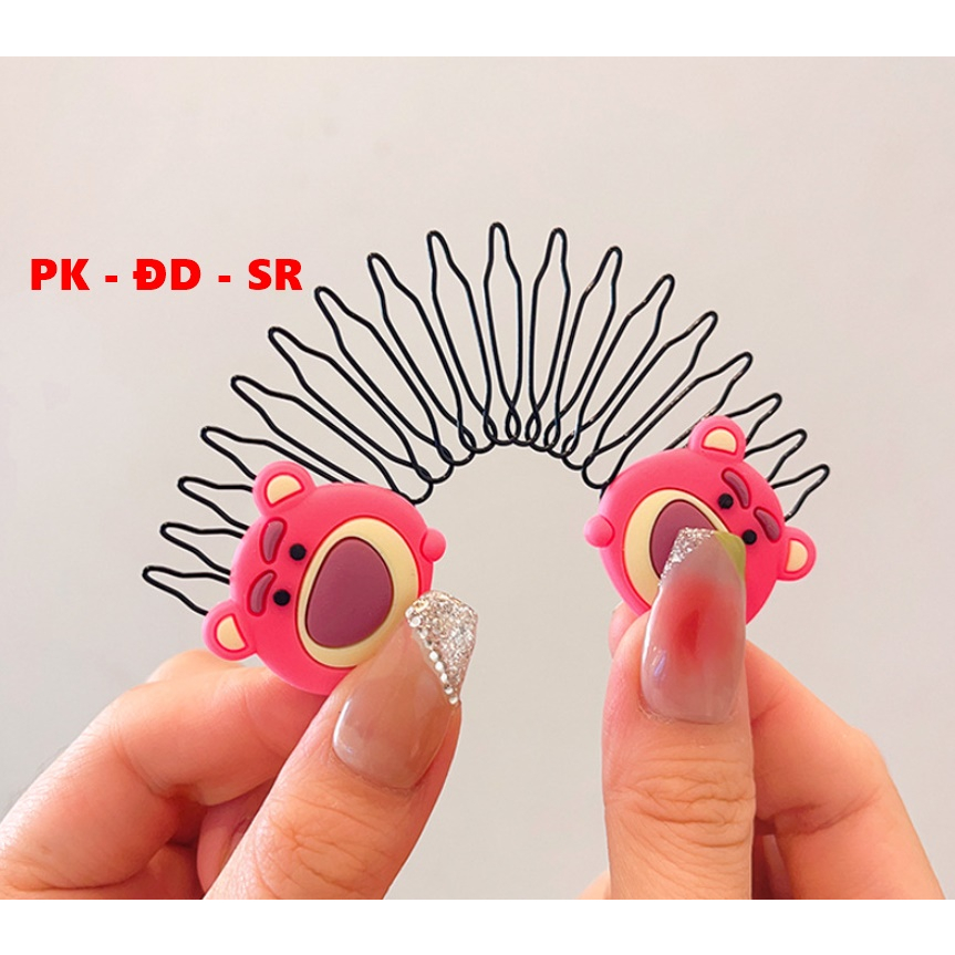 Lược Cài Tóc Hoạt Hình Thú Co Giãn Vô Hình Dễ Thương Cho Trẻ Em - Siêu Rẻ