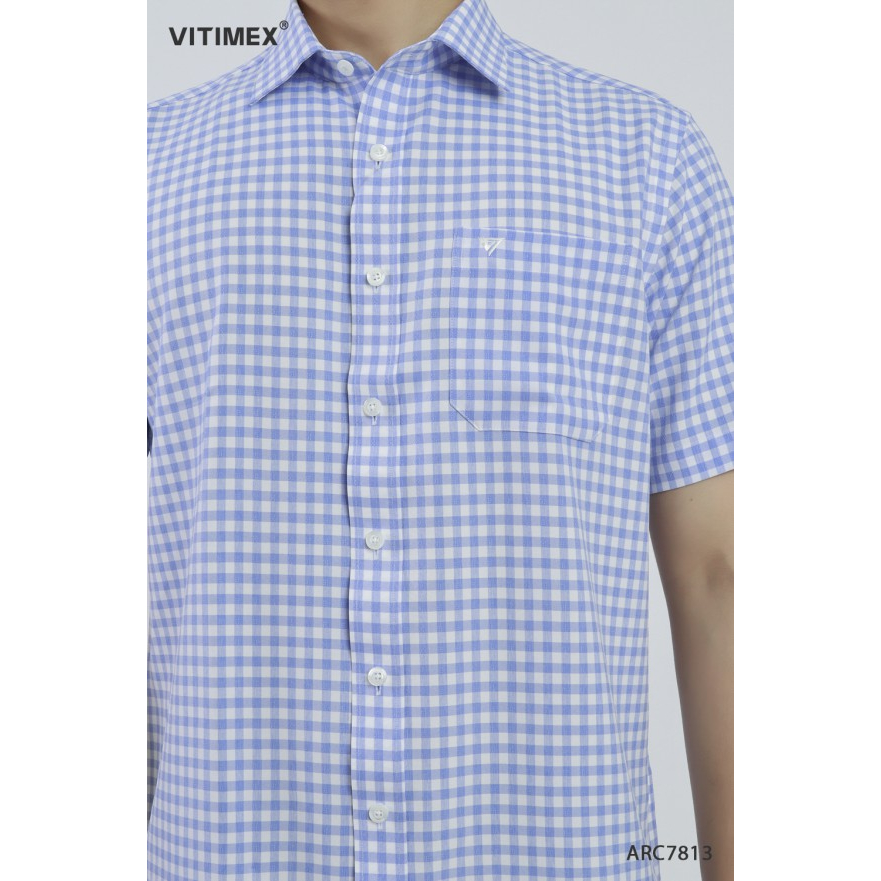 ÁO SƠ MI NGẮN TAY REGULAR VẢI TRE MÁT LẠNH ARC7813