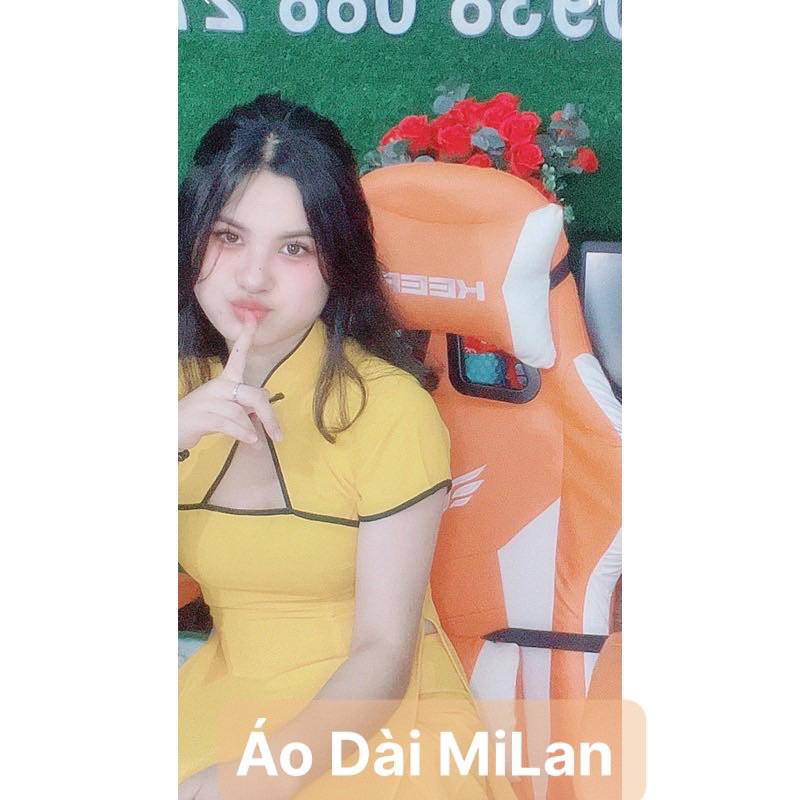 Áo dài lễ Tân cổ tam giác viền tay  ngắn kèm quần{}