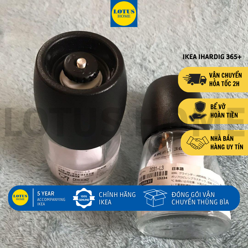 Lọ xay hạt tiêu cầm tay Ihardig IKEA 365+