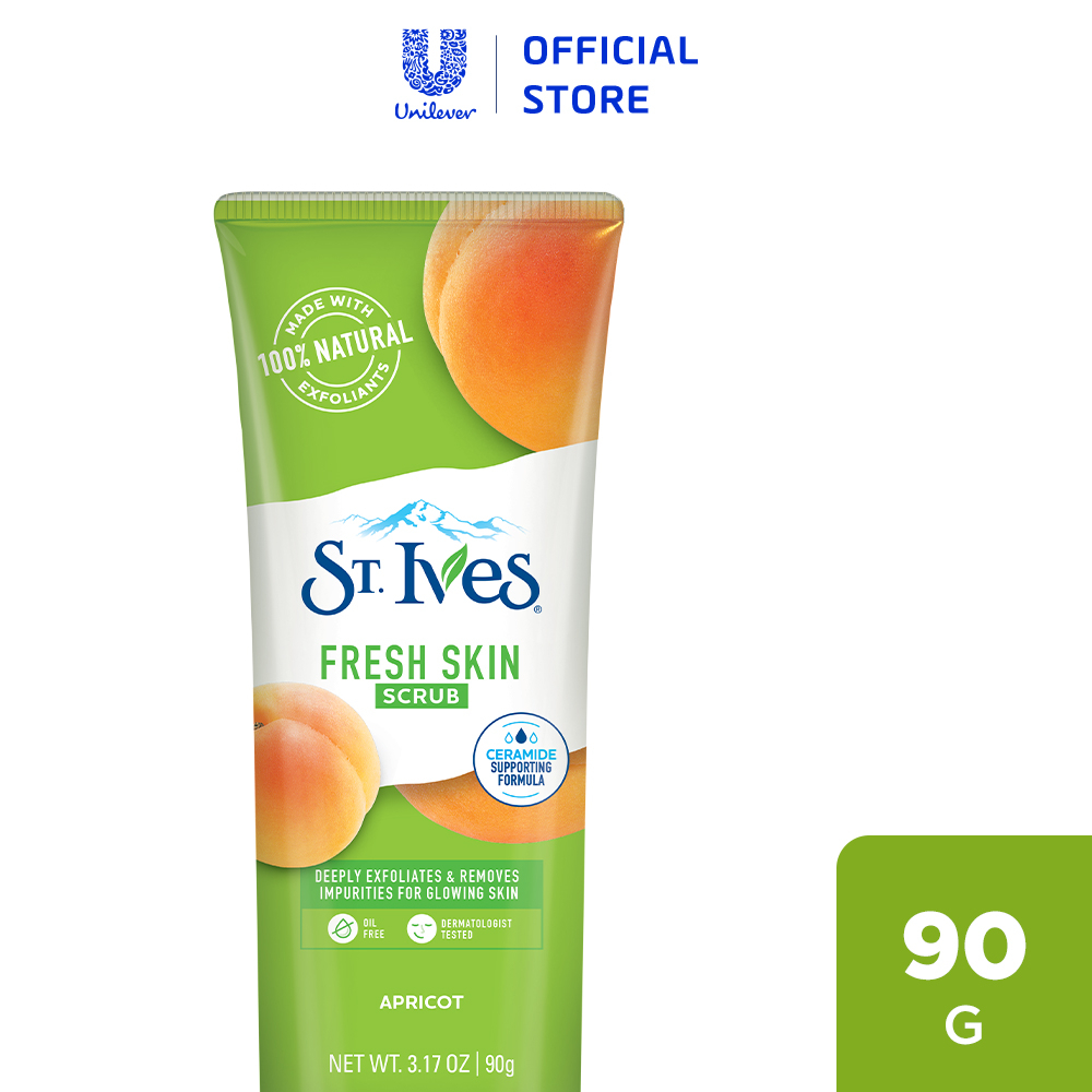 Sữa rửa mặt tẩy tế bào da chết St.Ives chiết xuất Trái Mơ 90G