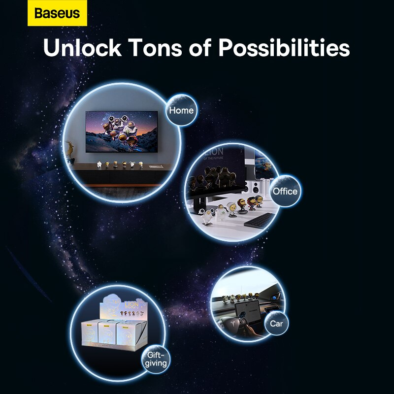 Mô hình Linh Vật Sư Tử Baseus Mascot Lion