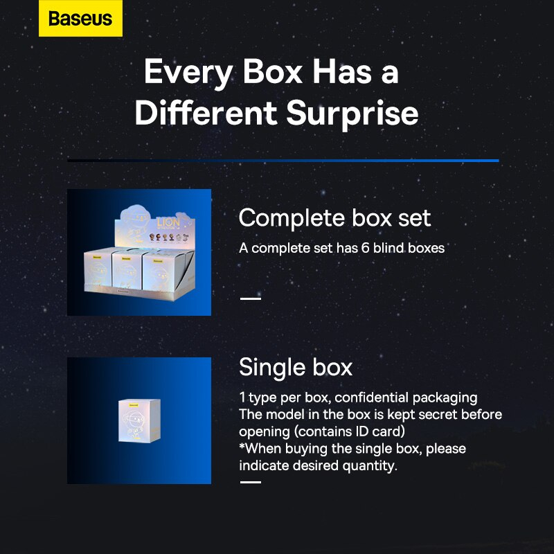 Mô hình Linh Vật Sư Tử Baseus Mascot Lion