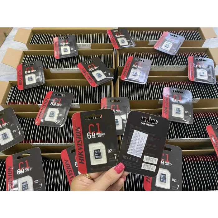 Thẻ nhớ Micro SD Hikvision 32GB 64GB 128GB Class 10 tốc độ 92MB/s - TRANGIATELECOM