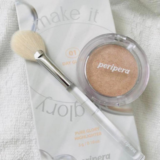 Phấn Bắt Sáng Peripera Pure Glory Kèm Cọ