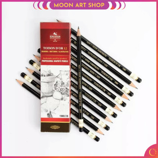 Bút chì tiệp thân đen koh i noor 1500 tiện dụng