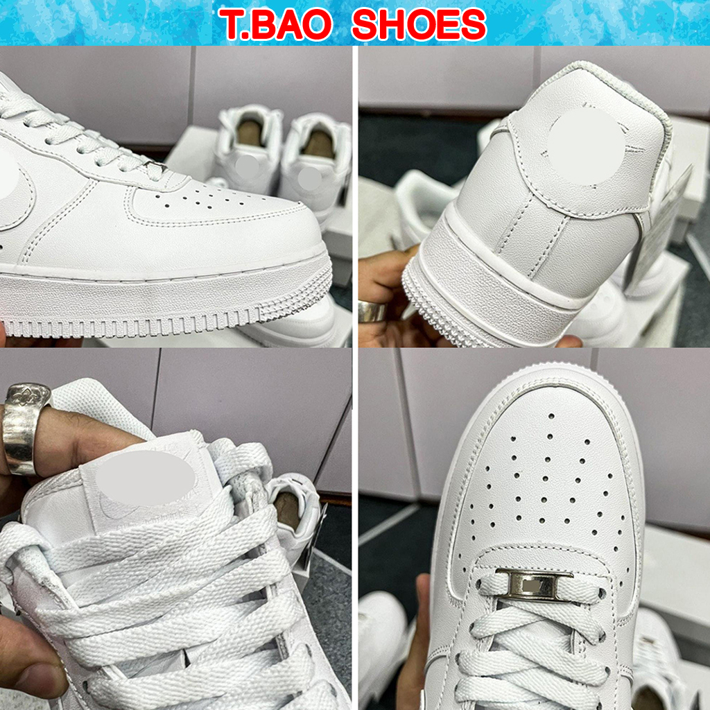 Giày _Nike Trắng Air Force 1 Nam Nữ, Giày AF1 Cổ Thấp Cao Cấp Full Size Nam Nữ | BigBuy360 - bigbuy360.vn