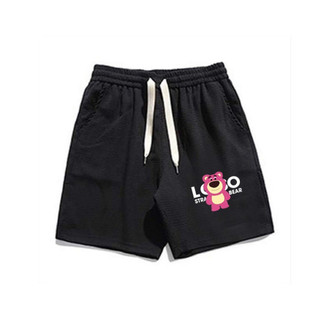 Quần đùi gấu Losto nam nữ unisex mặc ống rộng.(QS03)