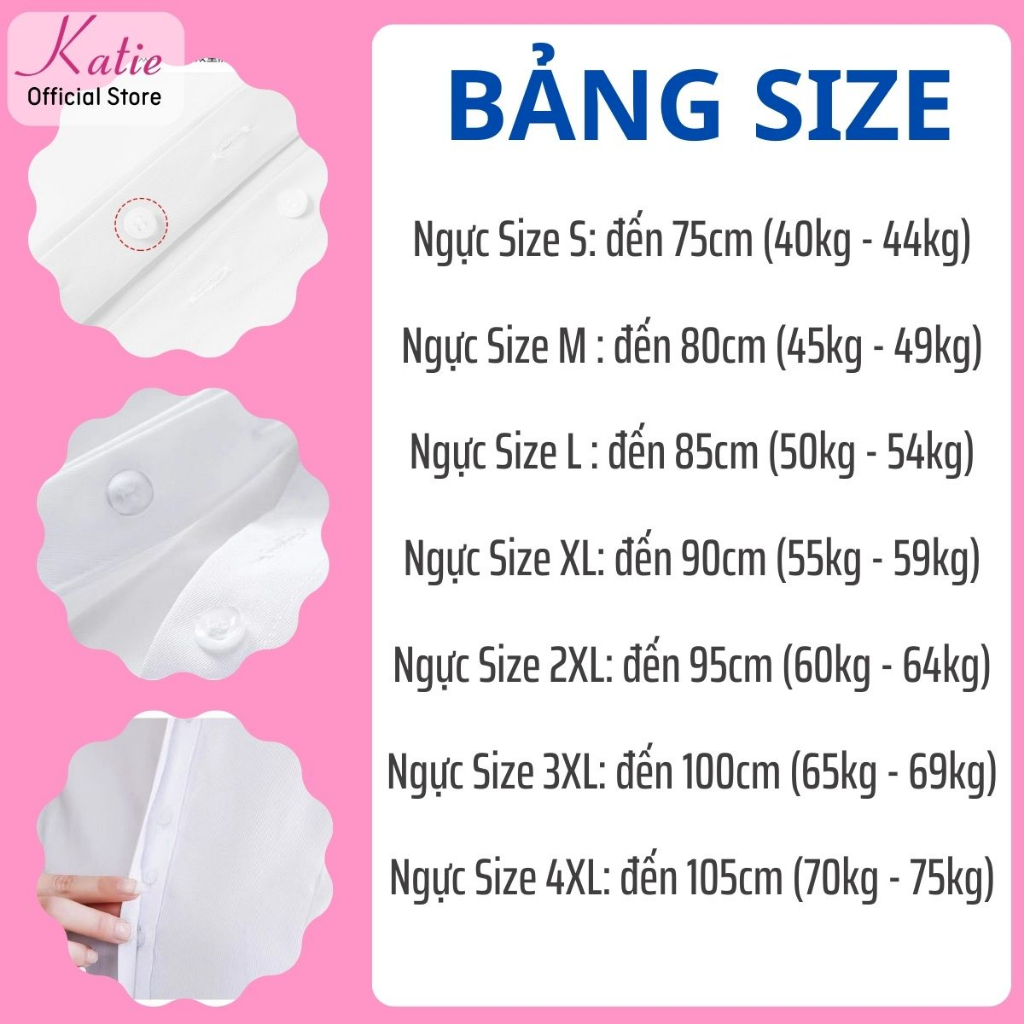 Áo Sơ Mi Trắng Nữ KATIE Chiết Eo Kiểu Công Sở Áo Somi Nữ Chiết Ly Tay Dài Và Tay Ngắn So Mi Trắng Chất Cotton Có BigSize