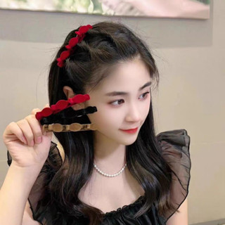 Kẹp tóc nhung cố định làm phồng tóc phong cách Hàn quốc